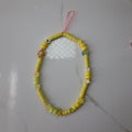 Yellow Charms Phone Strap