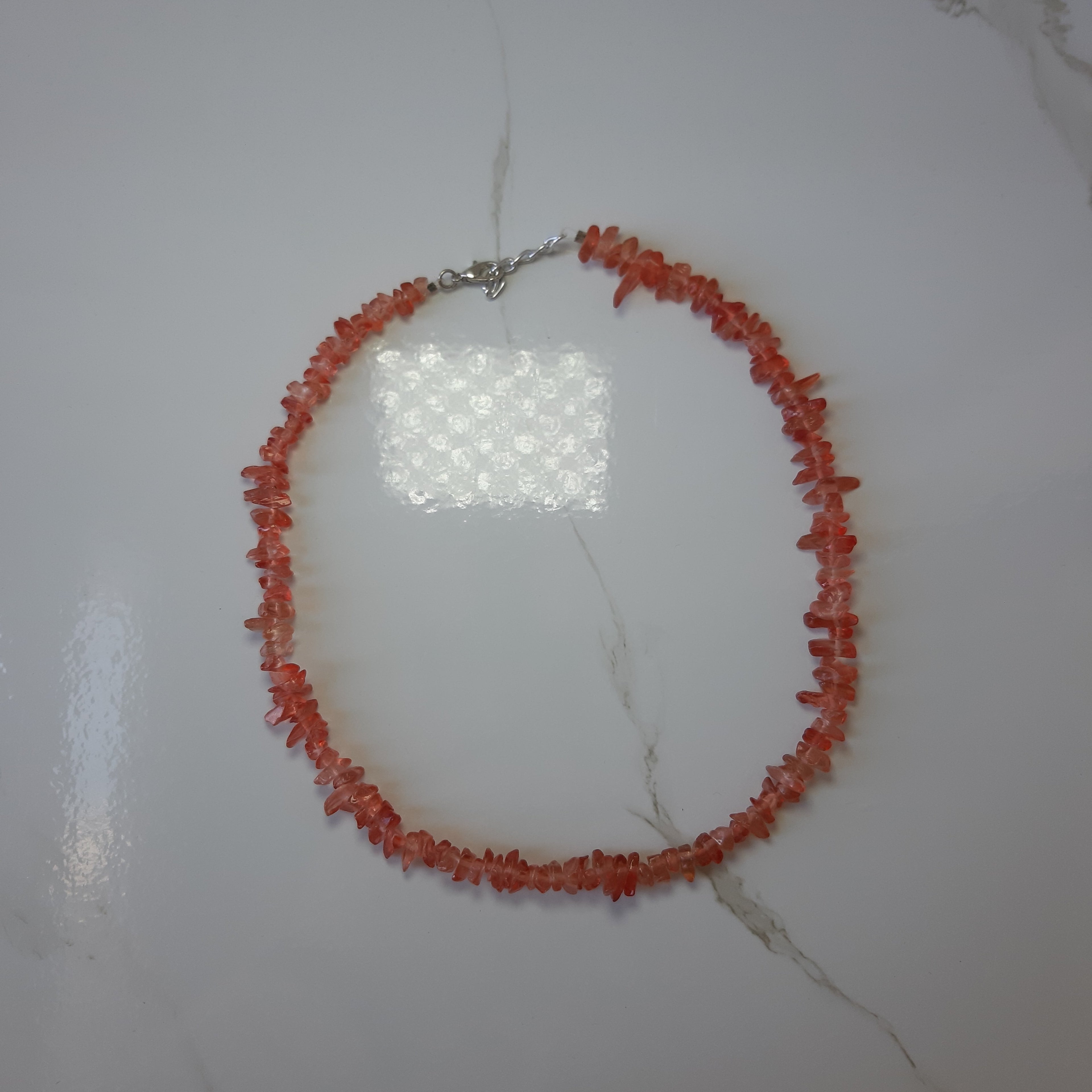 Orange Stones Necklace