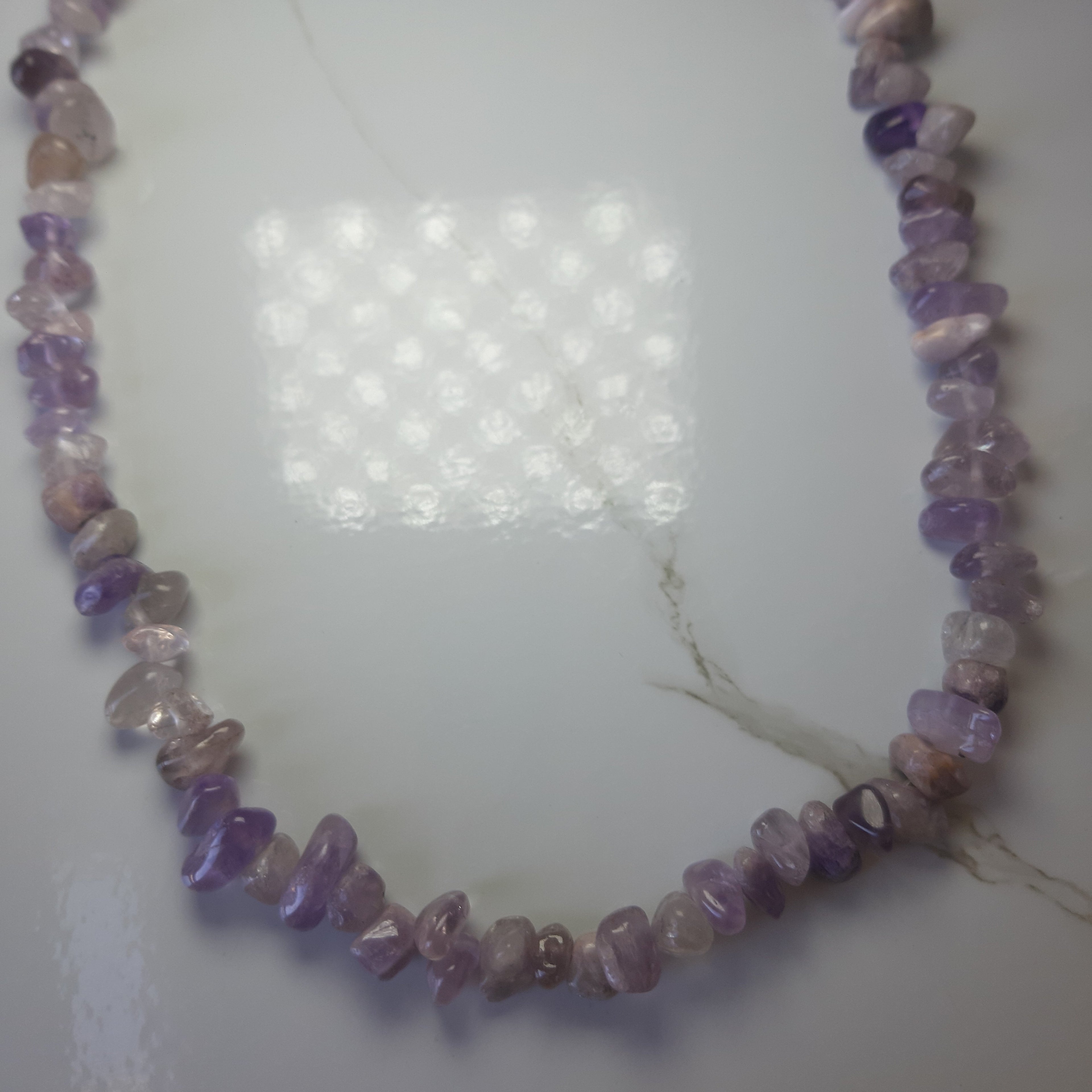 Purple Stones Necklace