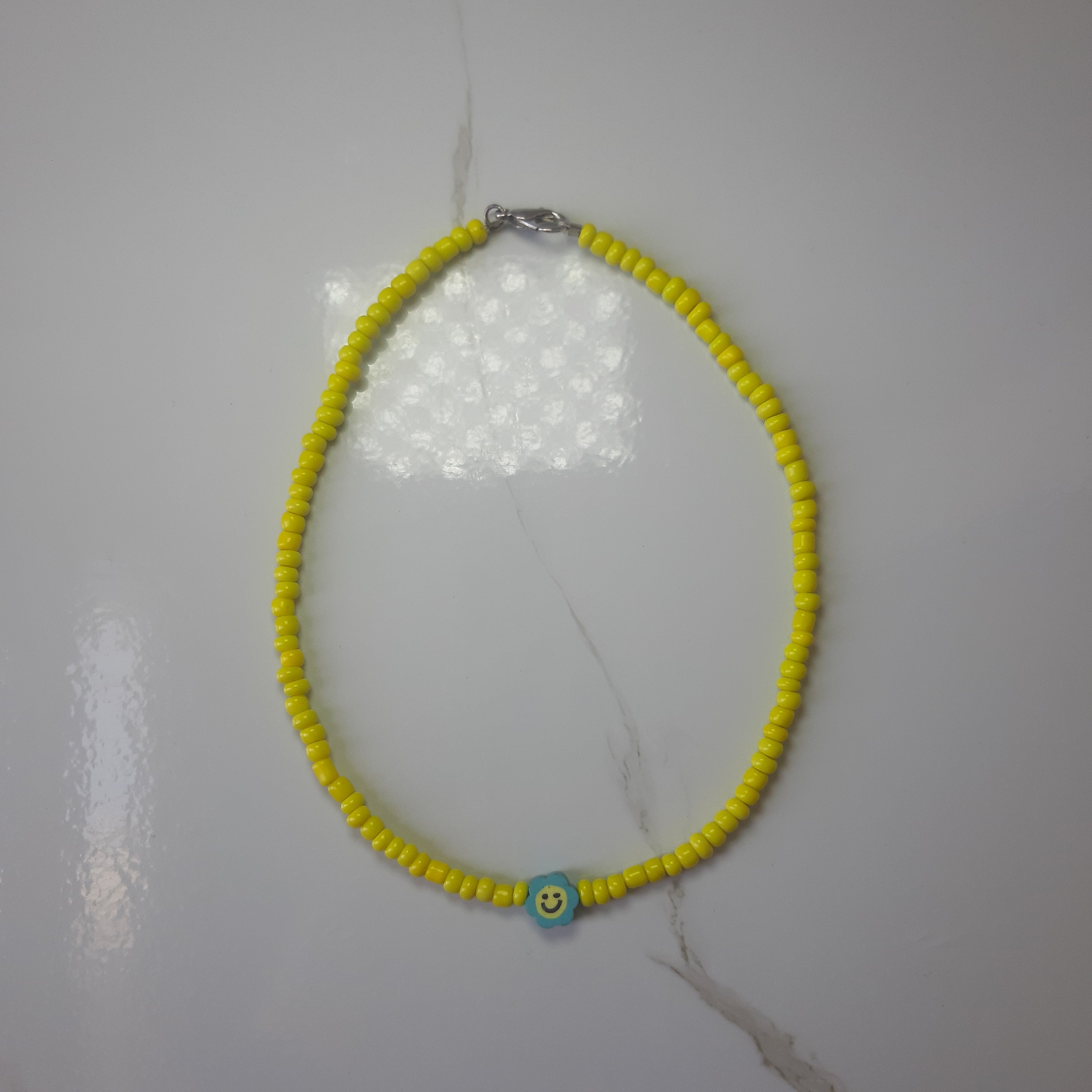 Smiley Flower Charm