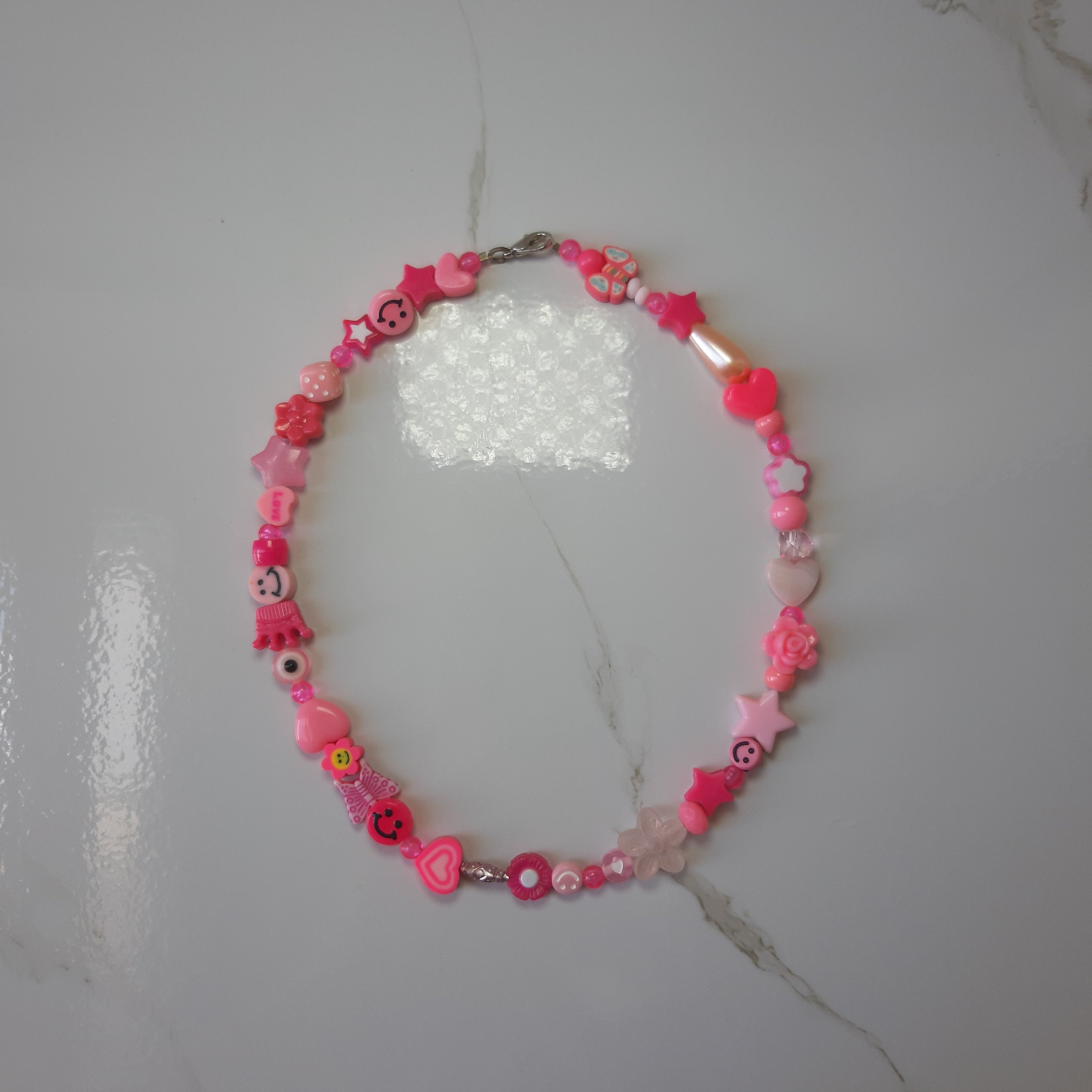 Pink Charms Necklace
