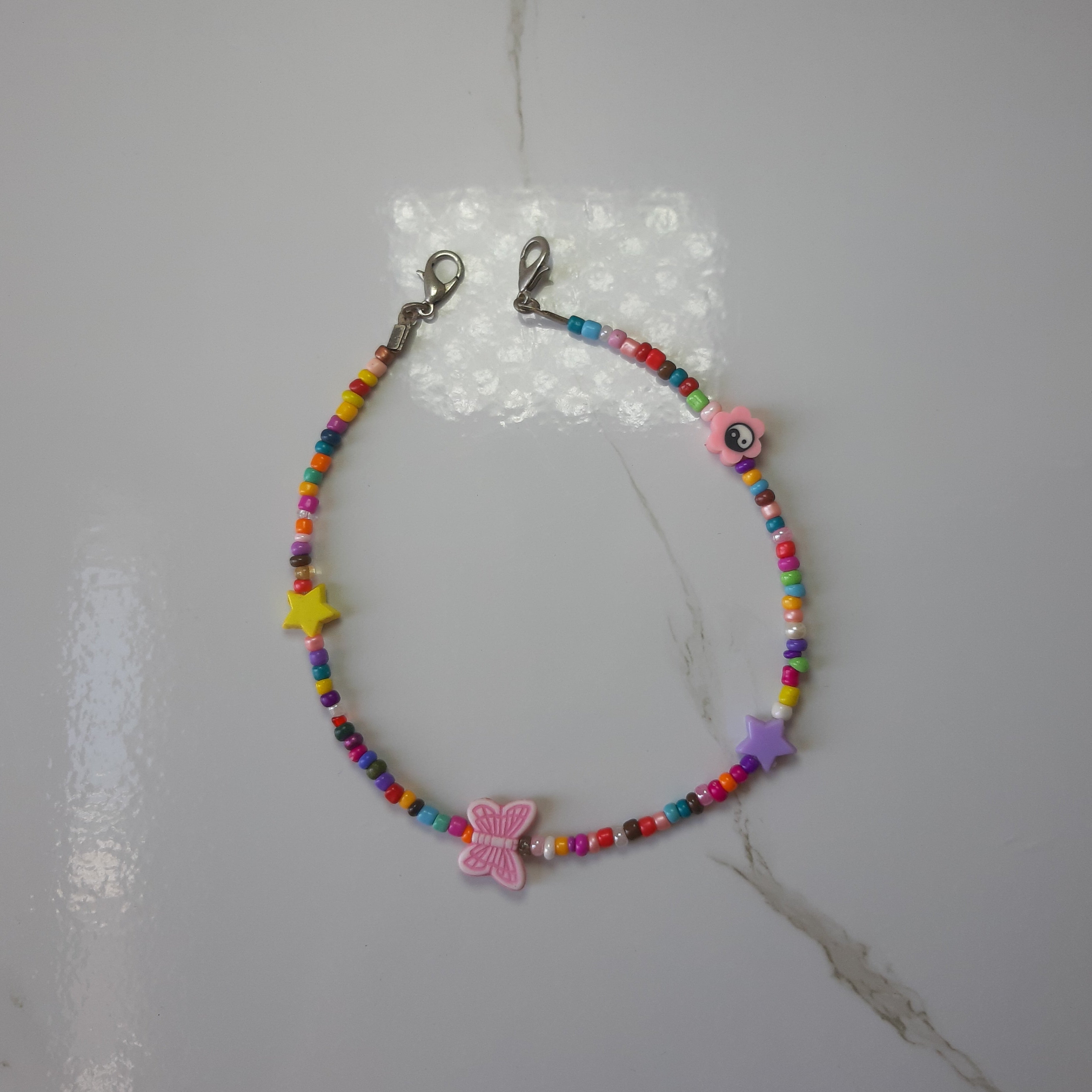 Charms Beaded Shoe Chain