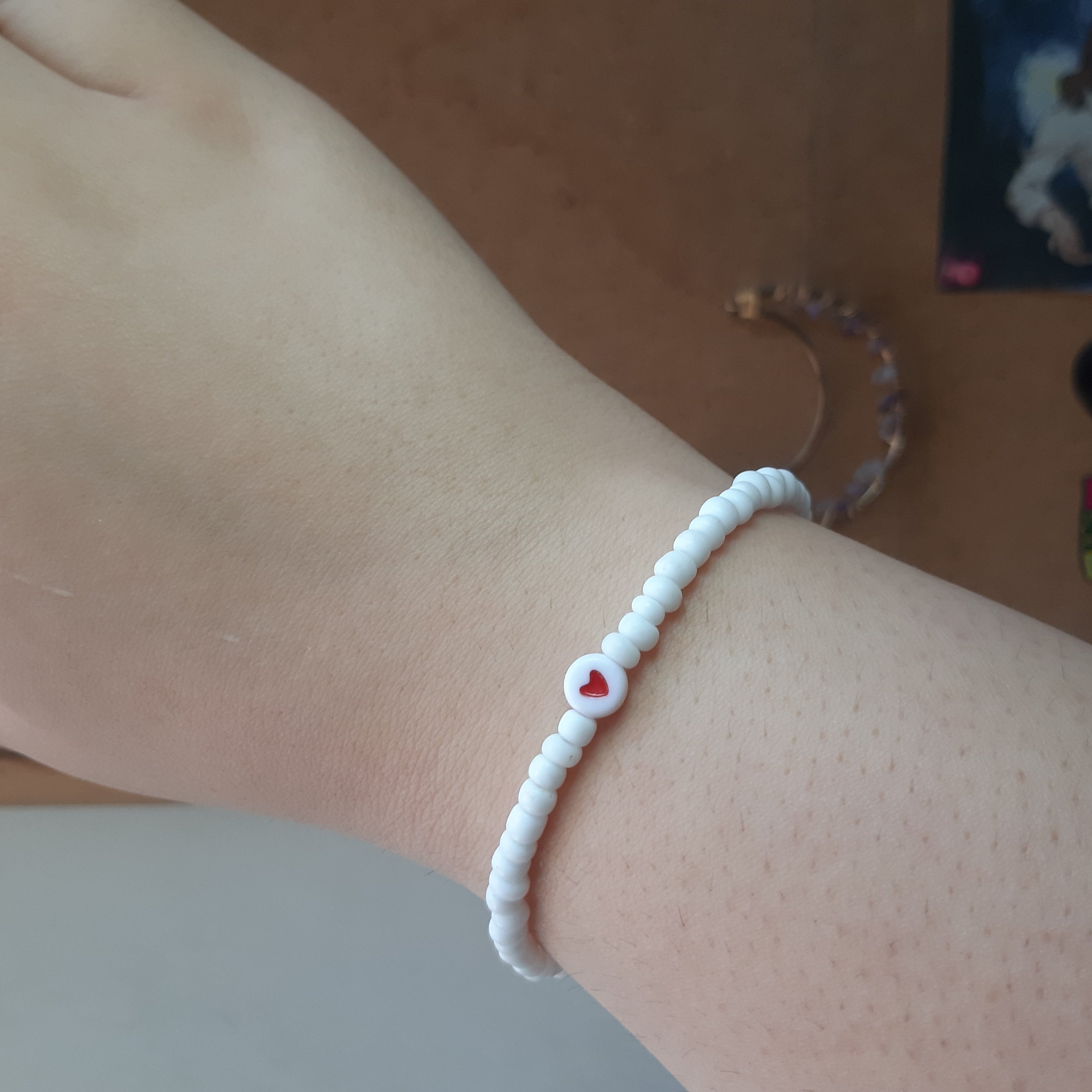 Heart Beaded Bracelet