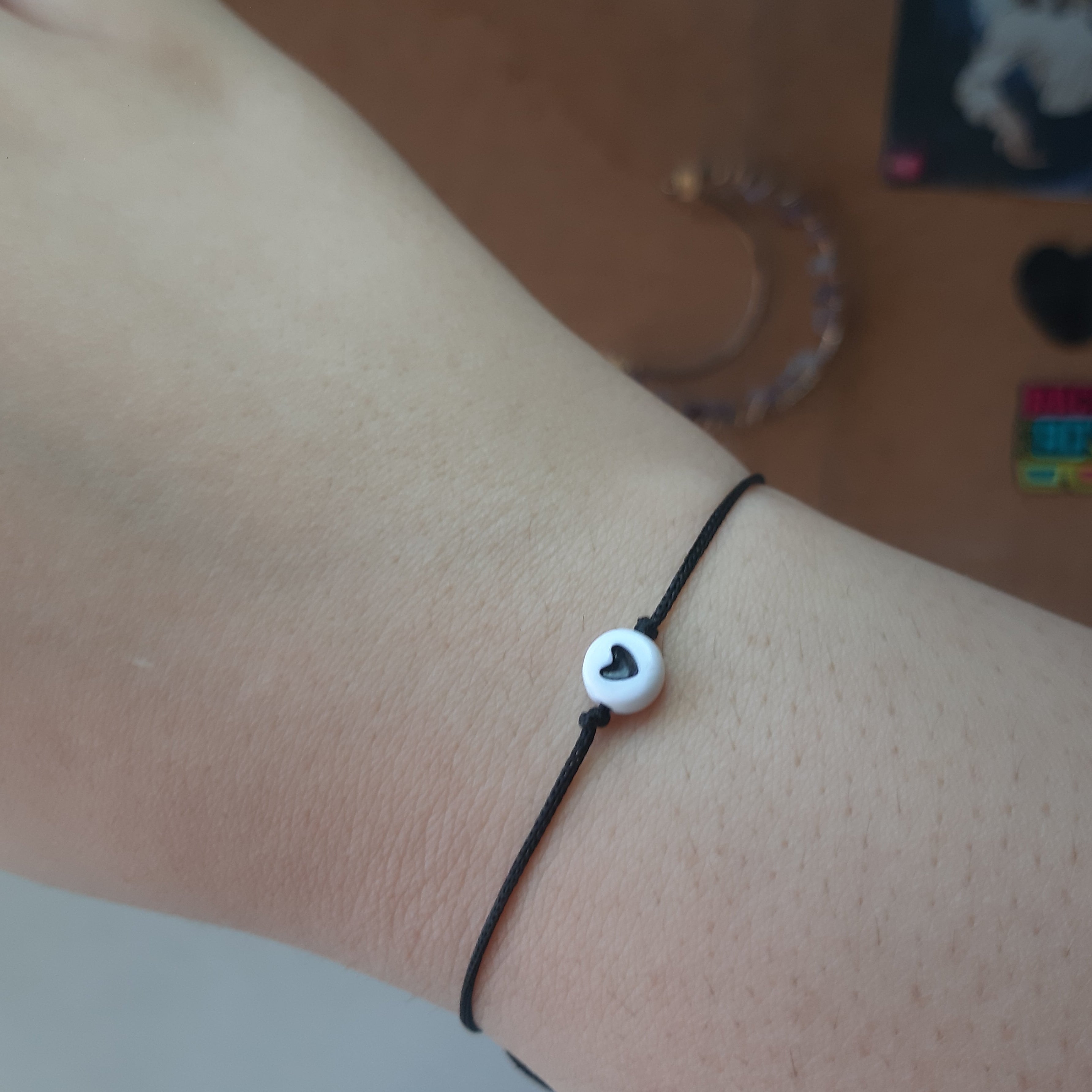 Black Heart Bracelet